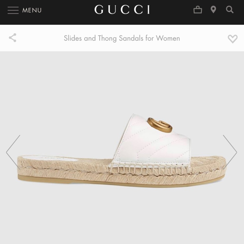 Gucci espadrille sandals